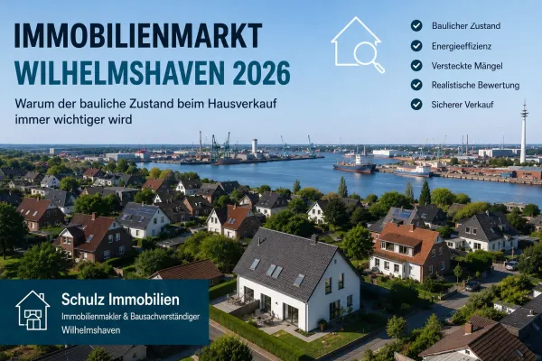 Bild: Immobilienmarkt Wilhelmshaven 2026: Warum der bauliche Zustand beim Hausverkauf immer wichtiger wird