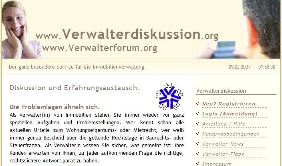 Erfahrungsaustausch und gegenseitige Unterstützung für Immobilienverwalter