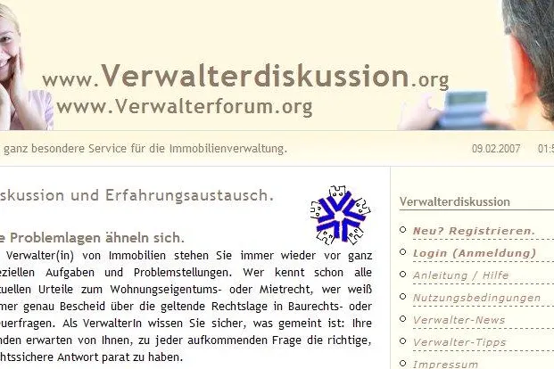 Bild: Mehr als nur ein Forum für Hausverwalter