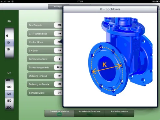 Smartphone App "VAG DigiFlange" für iPhone und iPad kostenfrei verfügbar Bild: Smartphone App "VAG DigiFlange" für iPhone und iPad kostenfrei verfügbar