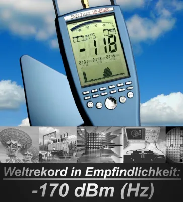 Bild: Spectrum Analyzer mit Weltrekord in Empfindlichkeit erreicht bis zu -170dBm (Hz)
