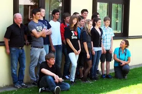 Bild: Bildungspartnerschaft: KomZet-Team besucht Realschule