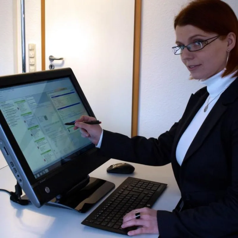 ExsoForm ist für Touch-Bedienung optimiert.