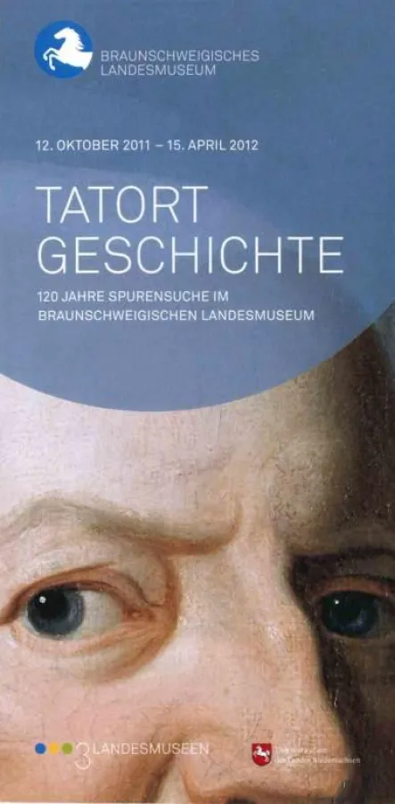 Flyer zur Sonderaussllung Tatort Geschichte