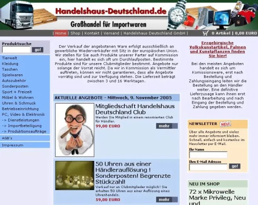 Bild: Neuer Marktplatz für Groß- und Einzelhandel und Onlineshops - Importware, Rest- und Sonderposten günstig einkaufen