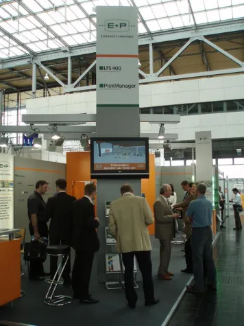 E+P-Lösungen auf der CeMAT 2008 Bild: E+P-Lösungen auf der CeMAT 2008