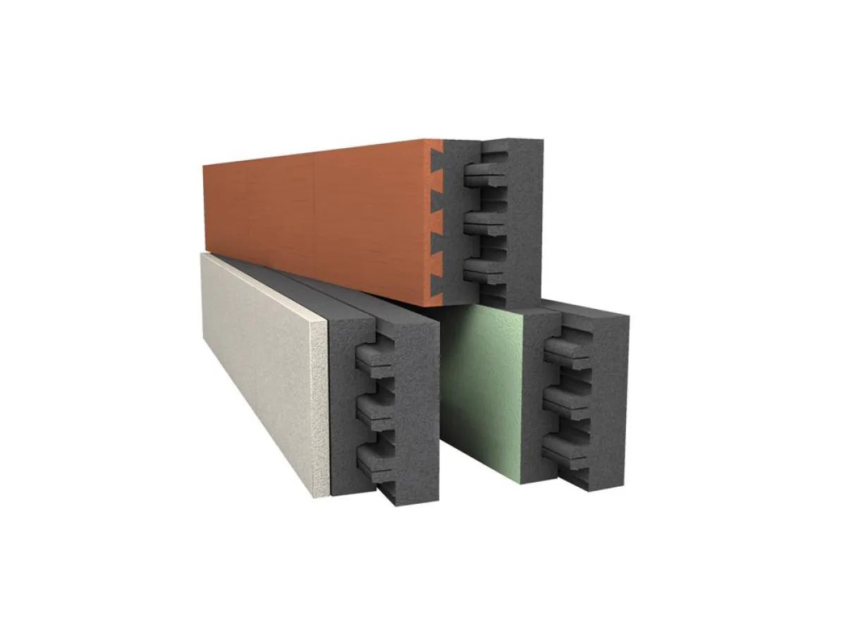 Die Dämmschalungs-Systeme von Beck+Heun mit Neopor-Kern und in drei Beschichtungsvarianten (Quelle: