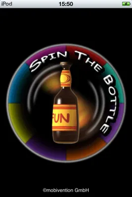 Bild: mobivention veröffentlicht Flaschendrehen Party Fun iPhone Spiel