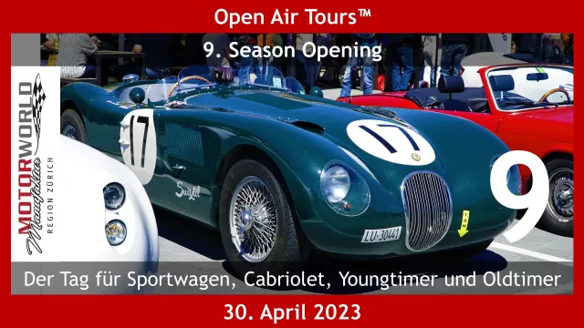 Bild: 9. Open Air Tours™ Der Saison-Auftakt für Sportwagen, Cabriolet, Youngtimer und Oldtimer