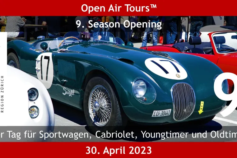 Bild: 9. Open Air Tours™ Der Saison-Auftakt für Sportwagen, Cabriolet, Youngtimer und Oldtimer
