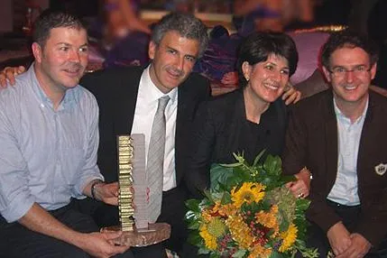 Bild: Internet Service gewinnt mit Relais & Châteaux Gardena Grödnerhof den hogast Internet Award 2008.