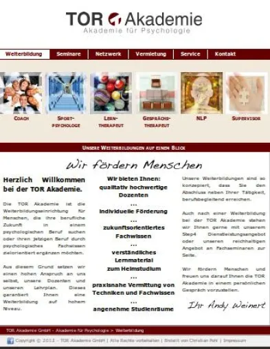 Bild: Relaunch von tor-akademie.de und neues Berufsnetzwerk Step4