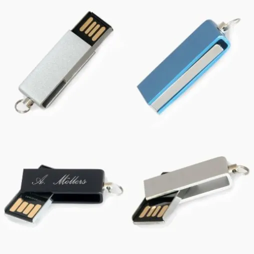 Bild: Mini USB-Sticks mit Handgravur - jeder Stick ein unverwechselbares Unikat