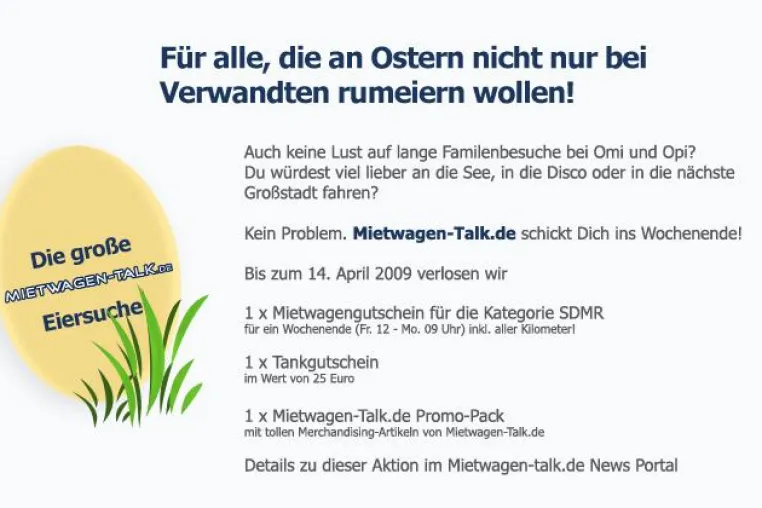 Alle suchen bei Mietwagen-Talk.de Bild: Alle suchen bei Mietwagen-Talk.de