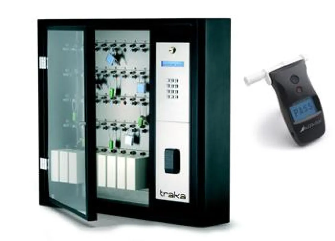 Verwaltung der Fahrzeugschlüssel mit automatisierter Alkoholkontrolle