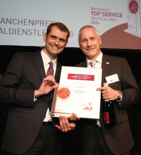 Bild: Nexinto gewinnt beim TOP SERVICE Deutschland