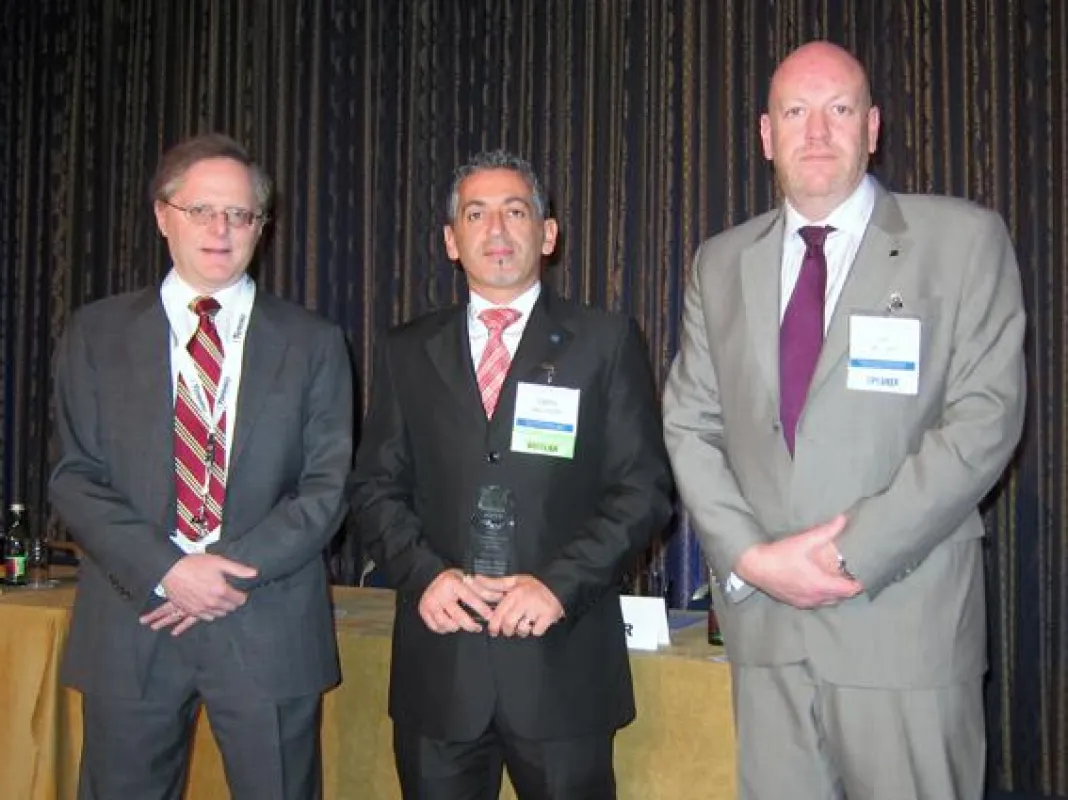 V.l.n.r.: Douglas Rice, HTNG; Samir Abi Frem, Rotana; Ian Millar, EHL