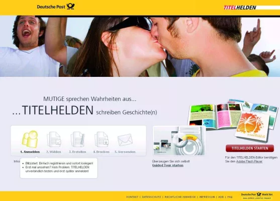 Bild: Titelhelden - Neues Web-to-Print-Portal vereint Erstellung, Druck und Versand von anlassbezogenen Zeitungen.