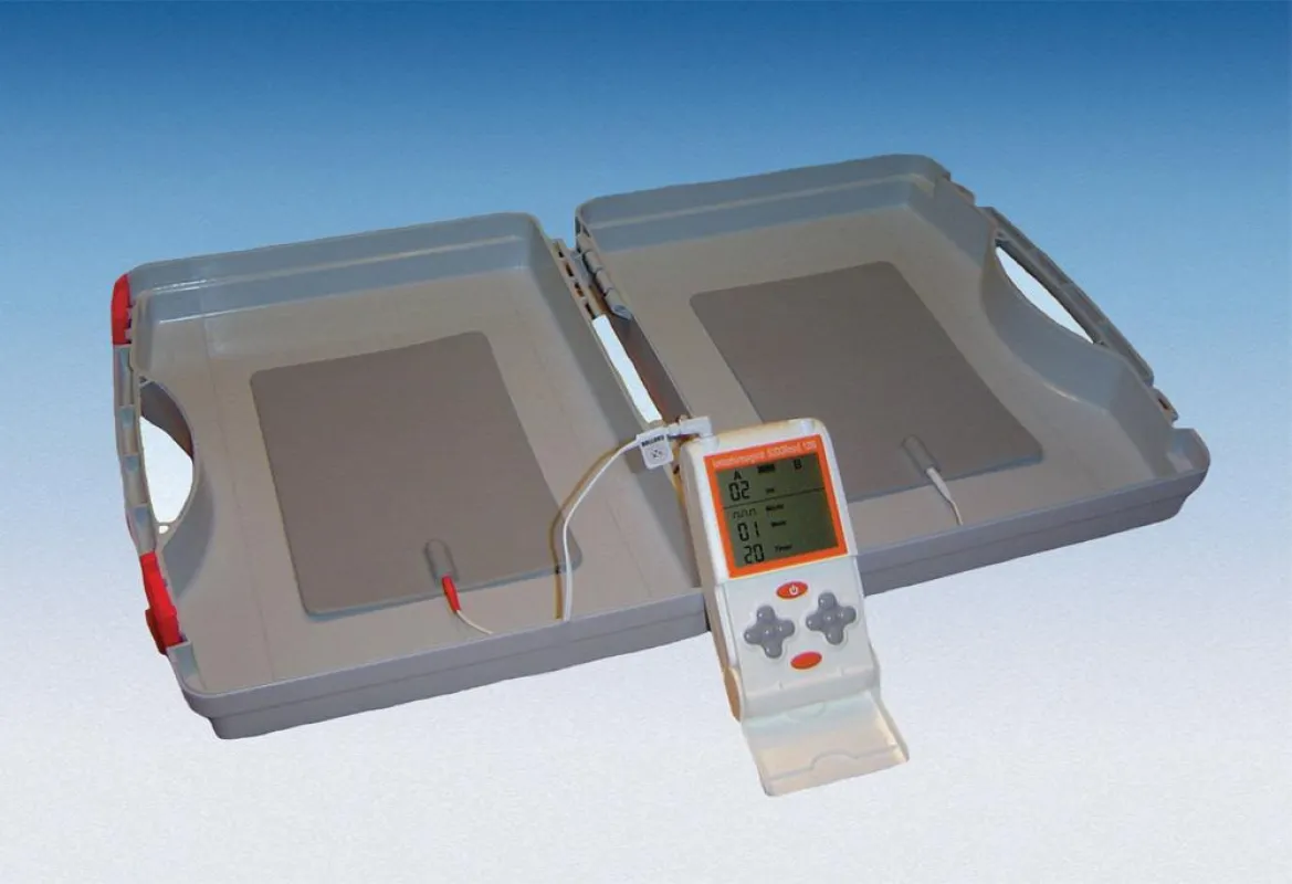 Übermäßiges Schwitzen (Hyperhidrose) schnell und schonend lindern oder vollständig normalisieren mit dem Leitungswasser-Iontophorese-System SUDORmed 1200 von DAVITA®