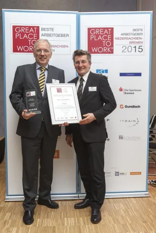 Bild: Vermessungs- und Sachverständigenbüro Ehrhorn ist bester Arbeitgeber in NDS / HB | Wissensbilanz unterstützte