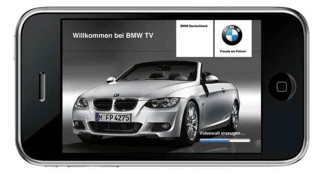 Bild: BMW TV Applikation von denkwerk erfolgreich gestartet