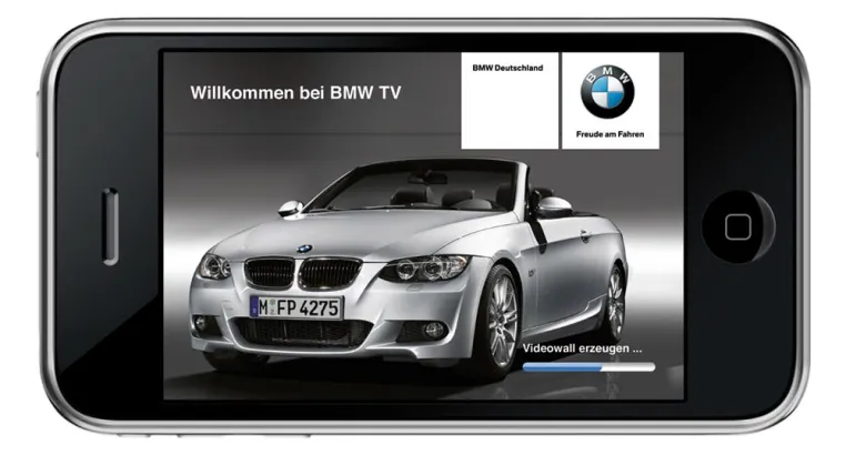 Bild: BMW TV Applikation von denkwerk erfolgreich gestartet