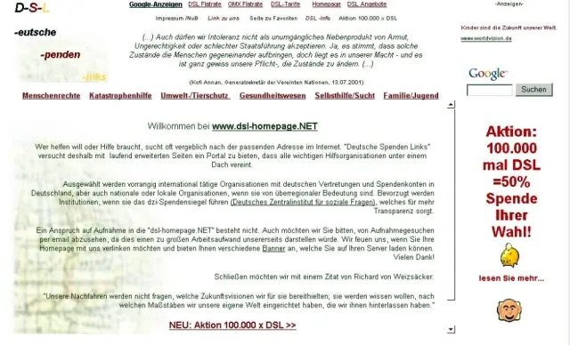 Bild: Aktion 100.000 x DSL geht an den Start