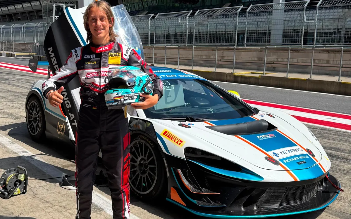 Bruno Greiling im GT-Rennwagen