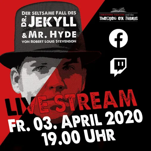 Bild: Theater ex libris im Livestream: "Der seltsame Fall des Dr. Jekyll und Mr. Hyde" aus der Jugendburg Gemen