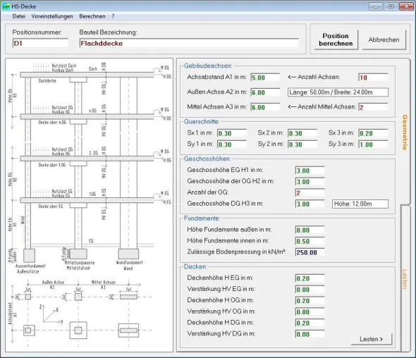 Bausoftware HS-BAU, Statik und Optimierung, Version 2020 Bild: Bausoftware HS-BAU, Statik und Optimierung, Version 2020