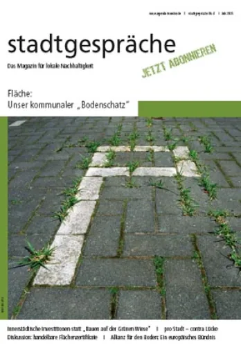 Neue Ausgabe der stadtgespräche zum Thema Fläche Bild: Neue Ausgabe der stadtgespräche zum Thema Fläche