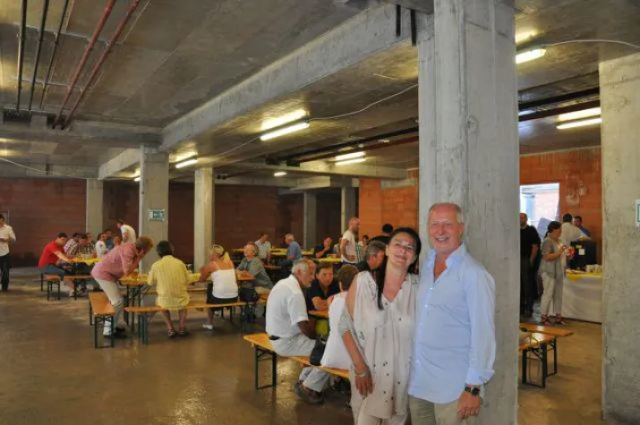 Wien-Liesing: Gleichenfeier in der Perchtoldsdorfer Straße 11 Bild: Wien-Liesing: Gleichenfeier in der Perchtoldsdorfer Straße 11