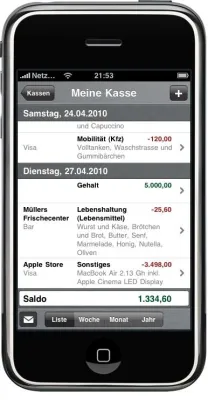 Bild: Mit einem App die Finanzen immer unter Kontrolle