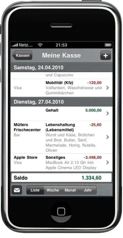 Bild: Mit einem App die Finanzen immer unter Kontrolle