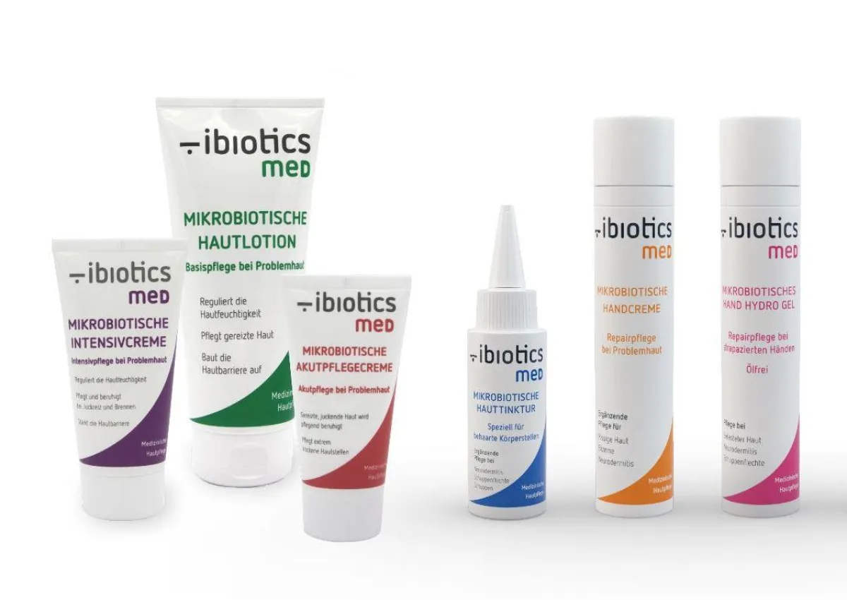 ibiotics med: Medizinische Hautpflege für Hände und Kopfhaut