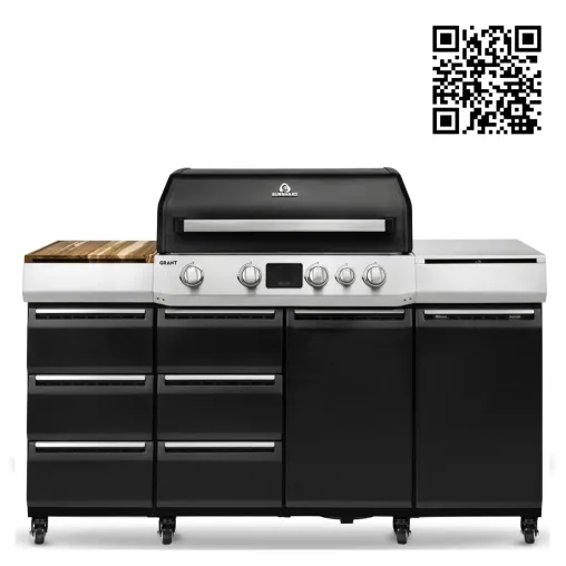 Bild: BURNHARD Grills bei der SILVER GmbH: Modularer Gasgrill GRANT steht für modernes und flexibles Grillen