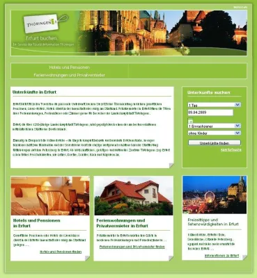 Bild: Neue Online-Buchungsplattform für Hotels und Privatvermieter in Erfurt - erfurt-buchen.de ist online