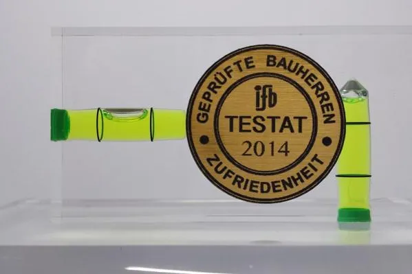 Bauherren-Zufriedenheit: Ein sicherer Indikator für geprüfte Qualität Bild: Bauherren-Zufriedenheit: Ein sicherer Indikator für geprüfte Qualität