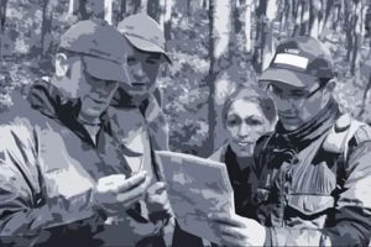 Bild: Teambildung durch Outdoor Training