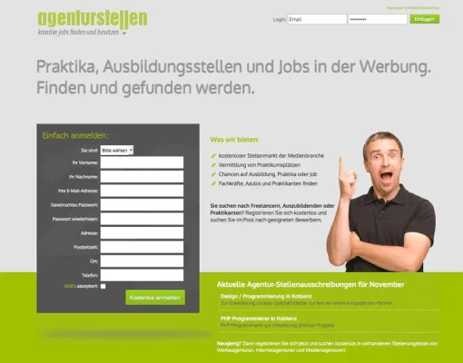 Bild: Kostenlose Jobbörse für die Medienbranche