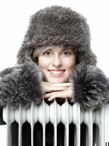 Bild: Dicker Pullover oder Brennwertzentrale?