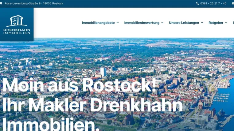 Drenkhahn Immobilien - Immobilien Rostock: Erfahrung, Marktkenntnis und kundenorientierter Service Bild: Drenkhahn Immobilien - Immobilien Rostock: Erfahrung, Marktkenntnis und kundenorientierter Service