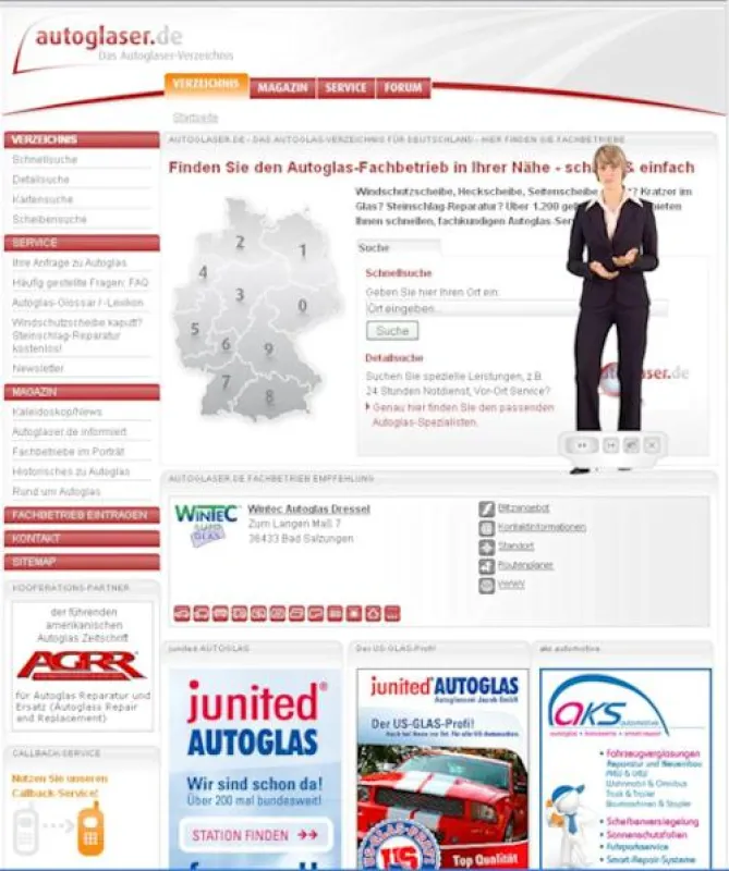 www.autoglaser.de - Das Autoglaser-Verzeichnis