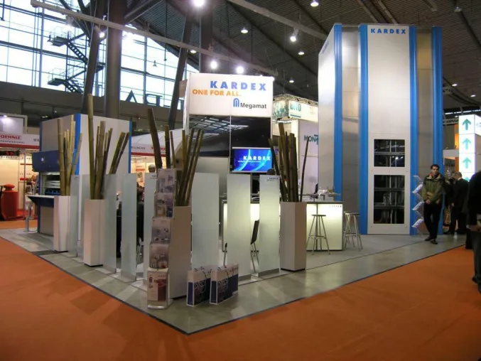 Dynamische Lagersysteme von Kardex begeistern die Messebesucher Bild: Dynamische Lagersysteme von Kardex begeistern die Messebesucher