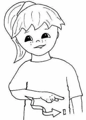 Bild: Fingerspiele mit Gebärden der Deutschen Gebärdensprache