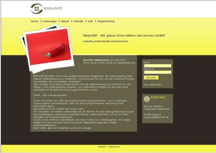 Bild: Bildschliff.de - Neues Portal zur Bildbearbeitung online