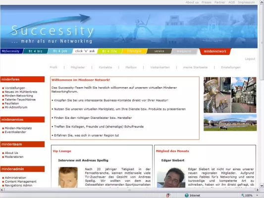 Bild: Eröffnung des ersten regionalen Netzwerkes bei Successity.de für den Kreis in Minden-Lübbecke