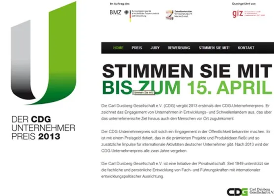 Bild: Forest Finance nominiert für den Unternehmerpreis „Wirtschaft für Entwicklung“