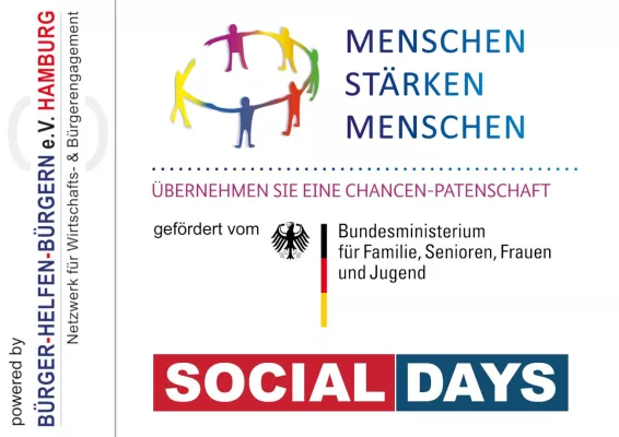 Bild: Let`s get social – Verein Bürger helfen Bürgern e.V. Hamburg hilft und unterstützt Unternehmen