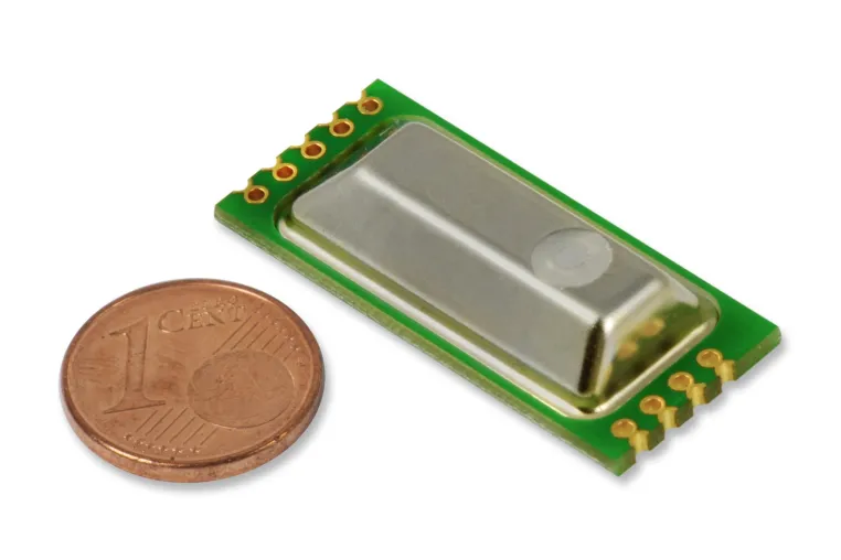 Bild: Miniatur-Sensormodul misst CO2, Temperatur und Druck